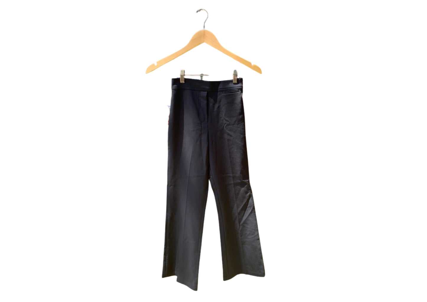 Navy Tailored Fit Long Pants with Elasticated Waist