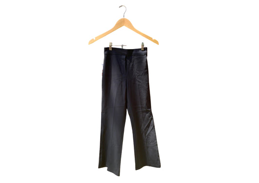 Navy Tailored Fit Long Pants with Elasticated Waist